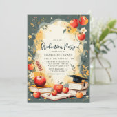 Apple Books Teacher Graduation Party Invite 招待状 (スタンド正面)
