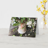 Apple brows 5 x 7カード カード (黄色い花)