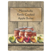 Apple Butter、カスタマイズ クリップボード (裏面)