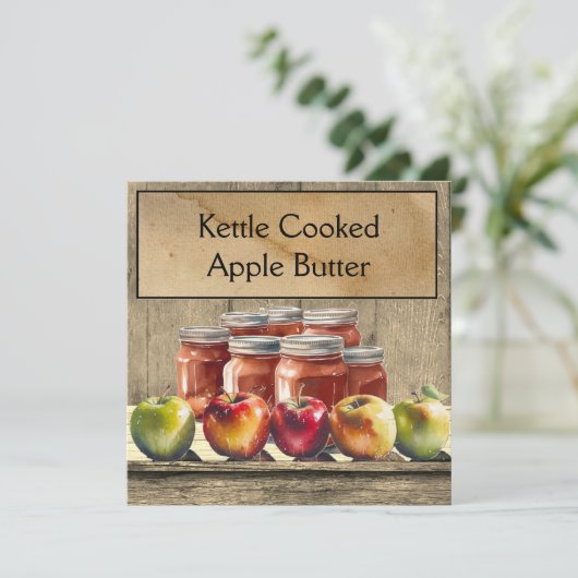 Apple Butter、カスタマイズ 招待状 (スタンド正面)
