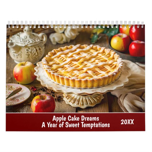 Apple Cake Dreams – 甘い誘惑の1年 カレンダー (カバー)