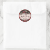 Apple Canningラベル2 ラウンドシール (バッグ)