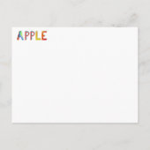 Apple Card ポストカード (裏面)