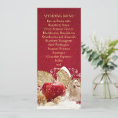 Apple Christmas金ゴールド結婚Snowflaks's Menu メニュー (スタンド正面)