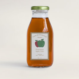Apple Cider素朴ボトルラベルシール ワインラベル