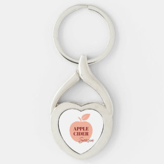 Apple Cider Metal Keychain キーホルダー
