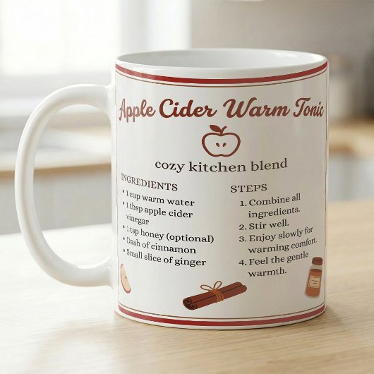 Apple Cider Recipe Cozy Fall Ritual コーヒーマグカップ