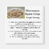 Apple Crispレシピ マグネット (正面)