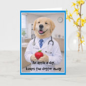 Apple + Cute Get Well Card  AB-2 カード (黄色い花)