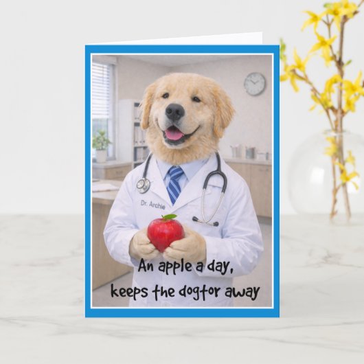 Apple + Cute Get Well Card AB-2 カード (黄色い花)