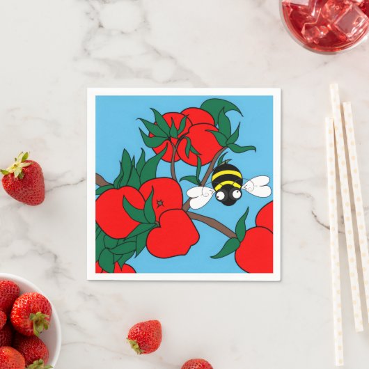 Apple Delight Napkins スタンダードカクテルナプキン (インサイチュ)