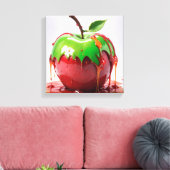 Apple Digital Art キャンバスプリント (インサイチュ (リビング))