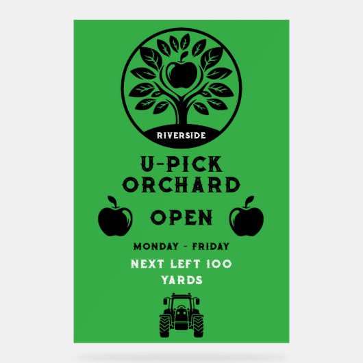 Apple Farm U – プロモーションの選択 アクリルサイン (正面)