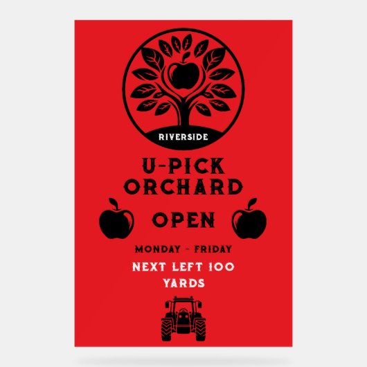 Apple Farm U – プロモーションの選択 アクリルサイン (正面)