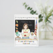 Apple for the先生はがき感動的 ポストカード (スタンド正面)