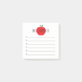 Apple for the先生パーソナライズされたリスト ポストイット