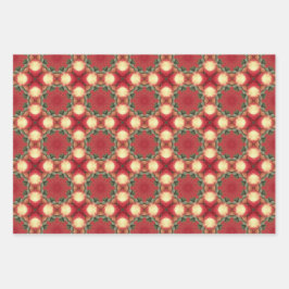 Apple Fruitヴィンテージ鮮やか抽象芸術パターンセット2 ラッピングペーパーシート