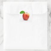 Apple Fruit 絵を描's Art - Stickers スクエアシール (バッグ)