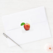 Apple Fruit 絵を描's Art - Stickers スクエアシール (封筒)