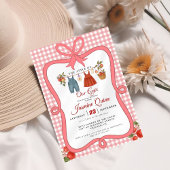 Apple Fruit Fall baby shower Baby sprinkle 招待状