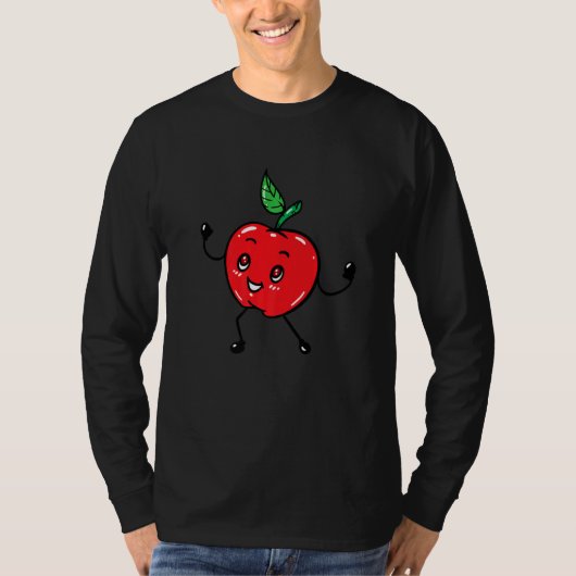 Apple Fruit for Apple Lovers Fruit Themed Premium Tシャツ (正面)