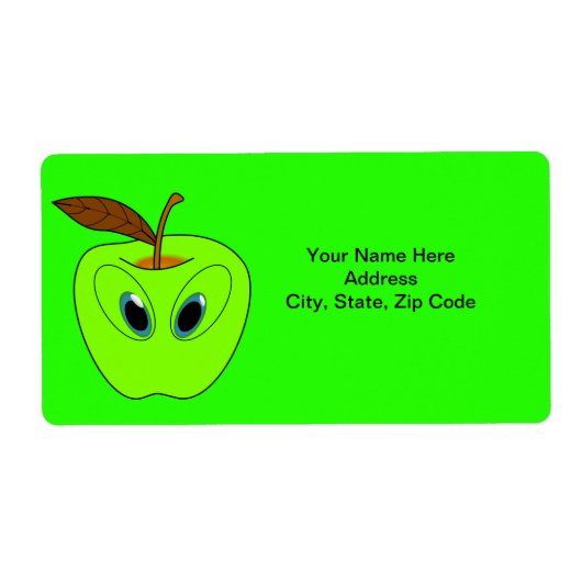 Apple Fruit Labels ラベル (正面)