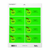 Apple Fruit Labels ラベル (フルシート)