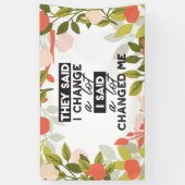 Apple Fruit Tree Patternで引用文を変更する 横断幕 (縦)