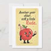 apple funny birthday cards カード (正面)