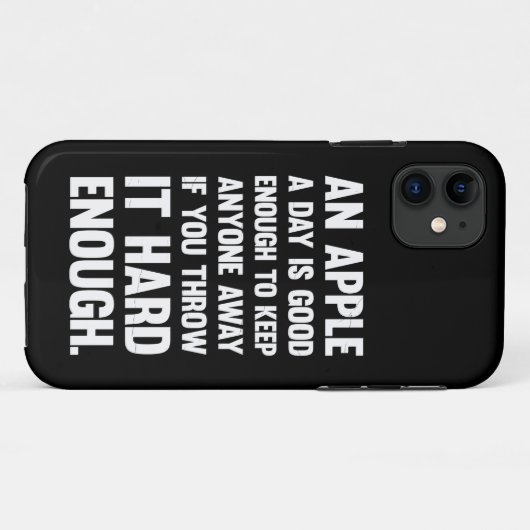 Apple Funny Quote. | sarcastic joke | sarcastic ph Case-Mate iPhoneケース (裏面(横))