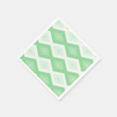 Apple green diamond pattern スタンダードカクテルナプキン (角)