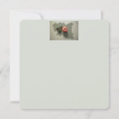 Apple Green Flatをありがとうござ空白のう カード (裏面)