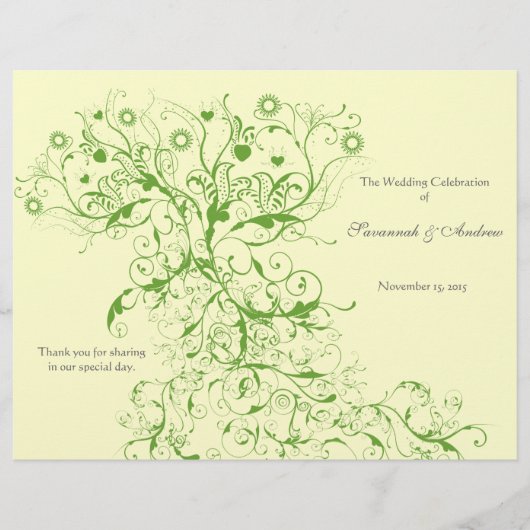 Apple Green Love Bird Swirlsプログラム (正面)