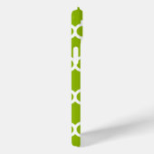 Apple Green Wt Morocco #5 Navy 3イニシャルモノグラム Case-Mate iPhoneケース (裏面 / 右)