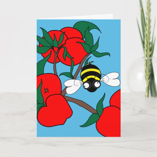 Apple Greeting Card (Life Is Sweeter) カード (正面)
