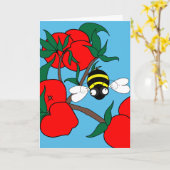 Apple Greeting Card (Life Is Sweeter) カード (黄色い花)