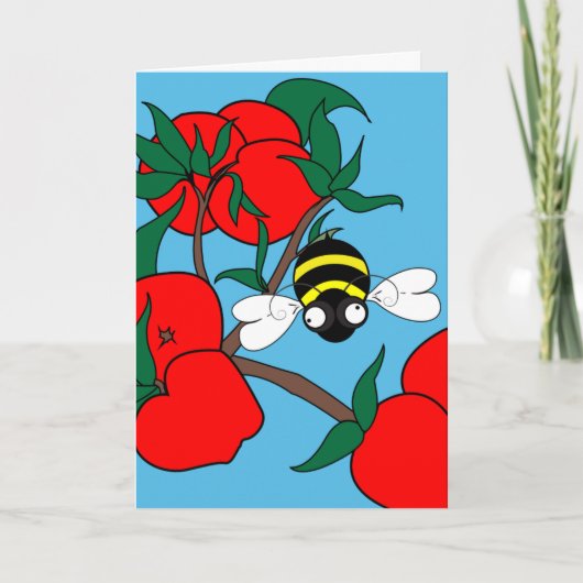 Apple Greeting Card (Sweetness & Light) カード (正面)