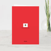 Apple Greeting Card (You Are Amazing) カード (裏面)