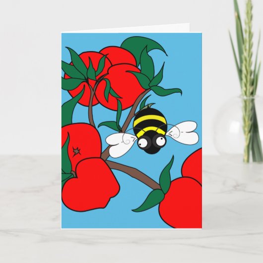 Apple Greeting Card (You Are Amazing) カード (正面)
