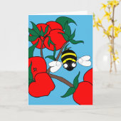 Apple Greeting Card (You Are Amazing) カード (黄色い花)
