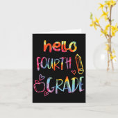 Apple Hello第4学年4日目T校の1日目 カード (黄色い花)