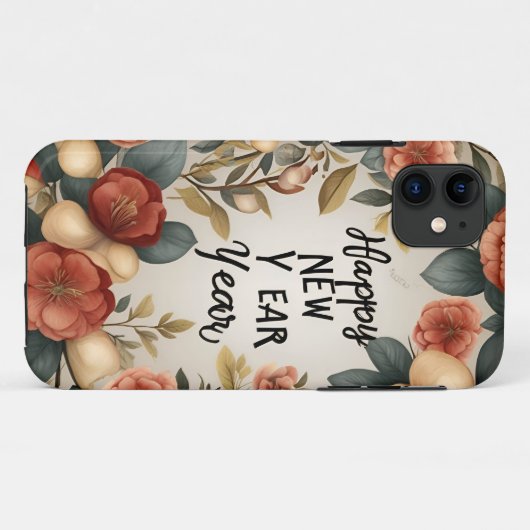 Apple i祝Phone 11で新年! Case-Mate iPhoneケース (裏面(横))