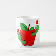 Apple in Love、白いマグカップ