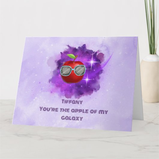 Apple in Thank銀河系サンキューカード サンキューカード (正面)