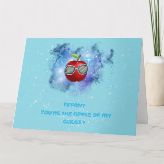 Apple in Thank銀河系サンキューカード サンキューカード (正面)