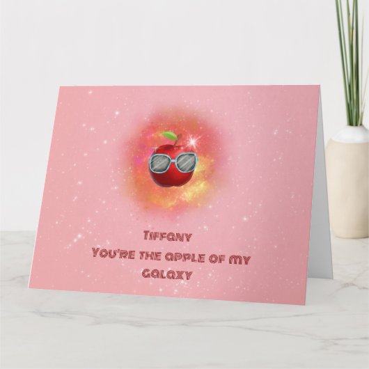 Apple in Thank銀河系サンキューカード サンキューカード (正面)