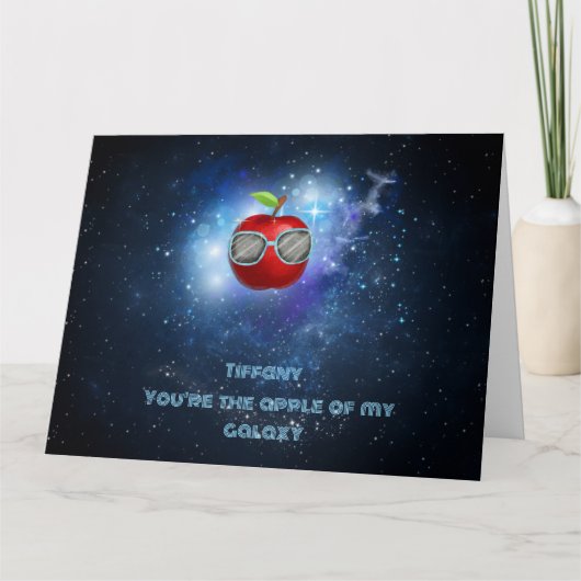 Apple in Thank銀河系サンキューカード サンキューカード (正面)