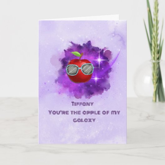 Apple in Thank銀河系サンキューカード サンキューカード (正面)