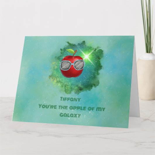 Apple in Thank銀河系サンキューカード サンキューカード (正面)