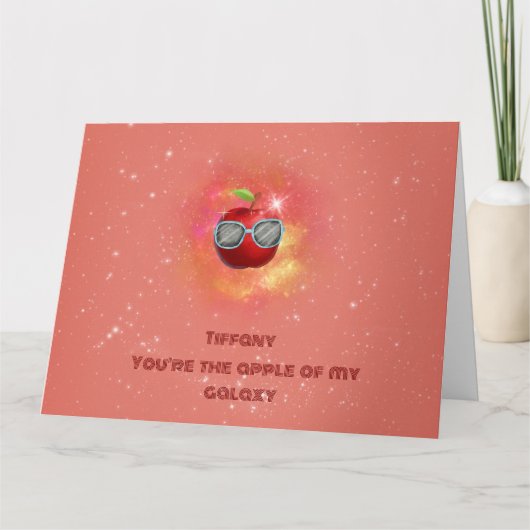 Apple in Thank銀河系サンキューカード サンキューカード (正面)